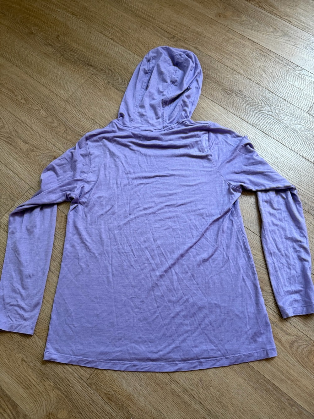 Smartwool Merino Sport 120 Hoodie Purple Lilac Womens Medium Lightweight Top - Picture 8 of 8
